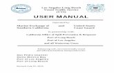 USER MANUAL 2015 - Marine Exchange of Southern … MANUAL Operated by: Marine ... 2.3 English Language ... VTS Description VTS LA/LB is a vessel traffic monitoring and reporting system