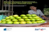 Women’s Economic Empowerment – Practice and Policy ... · Women’s Economic Empowerment – Practice and Policy Implications from . the Enterprise Challenge Fund. ... face in