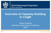 Overview of Capacity Building in CAgM -  · Overview of Capacity Building in CAgM . ... ET 1.1 - Livestock, Poultry, ... programmes in order to identify needs/constraints/ opportunities
