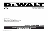DCE151 - The Home Depot · English 1 English (original instructions) Definitions: Safety Alert Symbols and Words This instruction manual uses the following safety alert symbols and