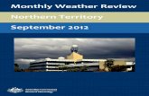 Monthly Weather Review Northern Territory September … · ISSN 1836-392X Cover photograph ... and then both Cape Don and Darwin NTC ... Monthly Weather Review Northern Territory