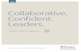 Collaborative. Confident. Leaders. - Washington … ·  · 2016-11-15Consulting Corporate Finance and Investments Entrepreneurship Marketing Operations and Supply Chain Management