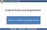 1 Federal Rules and Regulations - isbe.net Child Whole School Whole Community 2 Webinar Module Sequence •Module 1: Federal Rules and Regulations •Module 2: Identification and Screening