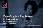 Future Spectrum Requirements in the Americas€¦ · Future Spectrum Requirements in the Americas WRC-15 lunchtime seminar ... (WRC-12) 5.297 Additional allocation: ... WRC-07 agreed