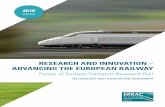 edition - ERRAC · ReseaRch and InnovatIon – advancIng the euRopean RaIlway Future of Surface Transport Research Rail Technology and InnovaTIon Roadmaps 2016 edition