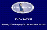 PTA / DelVal - City of Rehoboth Reassessment ? 1. The last reassessment was done in 1968. 2. Property values, economic conditions, demographics, construction costs, and