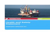 Health and Safety Statement - Forewind · Checked by Nachaat Tahmaz ... Health and Safety Statement Contract No. (if applicable) Onshore Offshore Document Number: F-HSL-RP-001 Issue