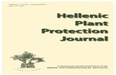 ISSN 1791-3691 Hellenic Plant Protection Journal - BPI 7 - ISSUE 1 (January... · ISSN 1791-3691 Hellenic Plant Protection Journal ... Nachaat Sakr Summary Downy mildew in sunfl ower