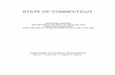 STATE OF CONNECTICUT - Connecticut General … Health and...The CSH oversees all State-operated and DMHAS funded mental health and addiction services. Under CSH, the State is divided