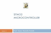 STM32 MICROCONTROLLER - k-Space.orgk-space.org/Class_Info/STM32_Lec3.pdf · Battery Backup Domain To retain the content of the Backup registers and supply the RTC function when VDD