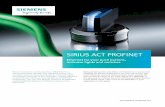 SIRIUS ACT with PROFINET - Siemens · and safety-related data on a single bus cable, can also ... PROFINET supports wireless communication with Industrial ... The standard SIRIUS