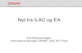 Nyt fra ILAC og EA - DANAK be elected OIML, Andre Barel ... ILAC G24:2007 Guidelines for the determination of calibration intervals of measuring instruments ...