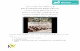 Intermediate World History B Unit 2: A Renaissance …mrsschubringsclassroom.weebly.com/uploads/2/5/6/6/25665785/unit_2... · Intermediate World History B . Unit 2: A Renaissance