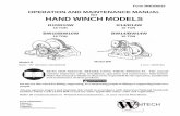 HAND WINCH MODELS - Wintech Winches SERIES PARTS.pdfHAND WINCH MODELS R14/R14W 10 TON BW14/BW14W 10 TON ... techniques. See ANSI/ASME B30.9 ... capacity as the drum fills up, use as