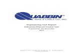 Engineering Test Report - Quabbin Test Report Industrial Ethernet Torsion Test Prepared by: Jim Rivernider 2012 . Copyright © 2012 – Quabbin Wire & Cable Co., Inc. All rights reserved