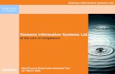 Siemens Information Systems Ltd. ·  · 2007-09-25• SISL has consistently outperformed the industry ... Siemens Information Systems Ltd. Telecom Customers British Telecom Hutch