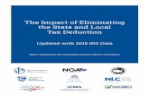 The Impact of Eliminating the State and Local Tax … Report on SALT Deduction...The Impact of Eliminating the State and Local Tax Deduction Report prepared by the Government Finance
