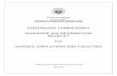 CONTINUING COMPETENCY GUIDANCE and INFORMATION BOOKLET … ·  · 2017-04-18BOARD OF NURSING . STATE OF HAWAII ... CONTINUING COMPETENCY . GUIDANCE and INFORMATION . BOOKLET . For