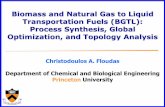 Biomass and Natural Gas to Liquid Transportation Fuels · Biomass and Natural Gas to Liquid Transportation Fuels (BGTL): ... and kerosene via a synthesis gas (syngas) ... Natural