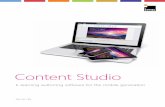 Content Studio - eNGN Studio-Brochure-EN.pdf · IMC‘s Content Studio stands for mobility and simplicity. ... Individual questions, ... question types such as multiple selection