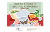 Fruit and Veggie Quantity Cookbook - New Hampshire ... and Veggie Quantity Cookbook Revised Edition Table of Contents Foreword i Recipe Criteria ii