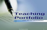 Teaching Portfolio - SOOKMYUNG TESOL MA - …tesolma.com/uploads/3/2/9/7/3297966/jinjulee-portfolio.pdfReflection on my teaching 1) Reflective Journal 2) Letters from students 3) On