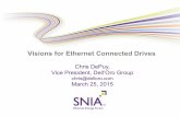 Visions for Ethernet Connected Drives - SNIA | Advancing … DellOro... ·  · 2017-08-24Visions for Ethernet Connected Drives Chris DePuy, ... out of any reliance on or use of this
