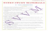 X – STD CHEMISTRY - WordPress.com · TNTET – CHEMISTRY STUDY MATERIALS TNTET STUDY MATERIALS X – STD CHEMISTRY SOLUTION 1. The process of food assimilation by man is …
