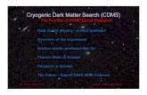 Cryogenic Dark Matter Search (CDMS) - Fermilab · – Axions (10-3-> 10-6 eV masses) • Dark matter responsible for galaxy formation ... Project Management Project Manager, Financial