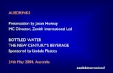 AUSDRINKS Presentation by Jason Holway MC Director, …australianbeverages.org/wp-content/uploads/2013/04/BottledWater... · AUSDRINKS Presentation by Jason Holway MC Director, Zenith