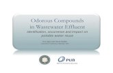 Odorous Compounds in Wastewater Effluent - Welcome …€¦ · Odorous Compounds in Wastewater Effluent identiﬁcation, occurrence and !"#$%&'()' #(&$*+,'-$&,.'.,/0,'! Eva Agus and