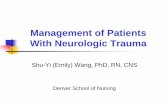 Management of Patients With Neurologic Trauma - …mydsn.net/docs-tools/NRS216/Chapter-61.pdfManagement of Patients With Neurologic Trauma Shu-Yi (Emily) Wang, ... Sp eniuS capitiS
