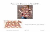 Peasant Blouse YASMINA148.251.40.106/anleitungen/englisch/yasmina-photo.pdf©farbenmix Sabine Pollehn Page 1 of 6 YASMINA Peasant Blouse YASMINA Cut all pattern pieces ... ©farbenmix