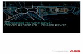 Brochure Generators for wind power Proven …new.abb.com/.../abb-brochure-generators-for-wind-power.pdfQuality is built into our design, manufacturing processes and the materials and