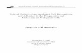 Role of Carbohydrate-mediated Cell Recognition and ... · Role of Carbohydrate-mediated Cell Recognition and Adhesion in the Progression and Metastasis of Malignant Cells ... activity