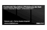 GDPR - Continuità Operativa e Protezione dei Dati · Continuità Operativa e Protezione dei Dati ... Dell EMC SC Compellent – Live Volume Dell EMC Data Domain ... Business Continuity