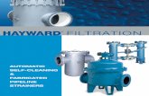 HAYWARD FILTRATION - Can-Am Machinery HAYWARD FILTRATION ASME Sec. IX certified welders insure the integrity of all HAYWARD® fabricated strainers. High-speed CNC machin-ing equipment