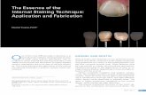 The Essence of the Internal Staining Technique: Application … · QDT 2011 133 O ne of the most difficult tasks in dentistry is to reproduce the esthetic characteristics of natu-ral