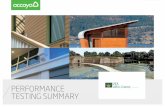 PERFORMANCE TESTING SUMMARY - Accoya · The BRE (Building Research Establishment) is an independent institute based in Watford, UK. In durability field testing to European Norm (EN)