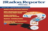 Radon’s Risk and Other Cancers HUD’s Multifamily ...aarst-nrpp.com/wp/wp-content/uploads/2014/12/Radon-Reporter_Sum… · HUD’s Multifamily Accelerated Processing ... 2 The