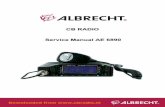 Service Manual AE 6890 - CBradio.nl · Technical Information AE 6890 Softwarebug in production until December 2008 Dear customer, unfortunately we have discovered two small software