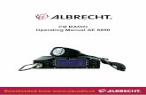 CB RADIO Operating Manual AE 6890cbradio.nl/abrecht/Manual_Albrecht_AE6890_DE_ENG.pdf · Service Address in UK 19 Short manual english 20 ... your AE 6890 are electronically stabilised,