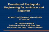 Essentials of Earthquake Engineering for Architects and ... · Buildings; 2005 (4 ... EQ behaviour of Joints How do Beam Column Joins in RC bld Resist EQ ... How do Beam Column Joins