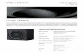 Custom Theatre CT SW10 - Bowers & Wilkins€¦ ·  · 2010-11-01Custom Theatre CT SW10 Spectacular explosions and high-speed car crashes will never sound as gloriously punchy, life-like