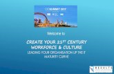 CREATE YOUR 21ST CENTURY - IDG Markstrom.pdf · A Roadmap of Talent/Culture Development for Your IT ... Create Your 21st Century Workforce & Culture Leading Your Organisation Up The
