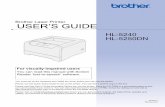 Brother Laser Printer USER’S GUIDEdownload.brother.com/welcome/doc002407/As_Oc.pdfType and size of paper.....5 Recommended paper.....6 Printable area.....8 Printing methods.....9