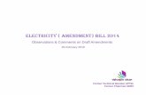 Observations & Comments on Draft Amendments Training-2016/IITK - PPTs - 2016/Day... · Observations & Comments on Draft Amendments ... Distribution Licensee shall be responsible for