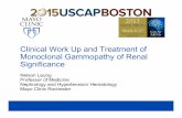 Clinical Work Up and Treatment of Monoclonal Gammopathy …handouts.uscap.org/AN2015/Companion Meeting (CM)/CM11-15/USCAP... · Clinical Work Up and Treatment of Monoclonal Gammopathy