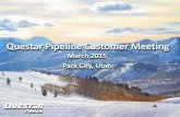 Questar Pipeline Customer Meeting March 2015 · OPAL GOSHEN WAMSUTTER ... •2015 Open Season •Market support to determine actual scope ... Questar Pipeline Customer Meeting March