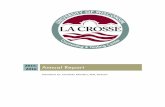 2015‐ Annual Report 2016 - UW-La Crosse · completes and submits an annual report on our ... engaged in a one-year training prac ticum/internship for her ... CelestHealth/Behavioral